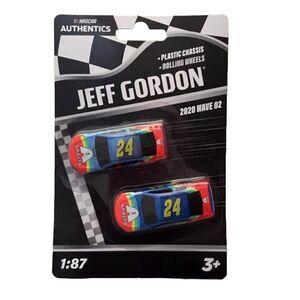 Nascar Authentics 2020 Wave 02 Jeff Gordon #24 1:87 Scale Car Collectible NIB 3+